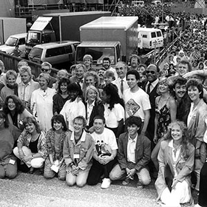 When Grange Hill and Corrie cast took to the Soap Aid stage